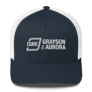 Cure Grayson & Aurora | Embroidered Trucker Cap