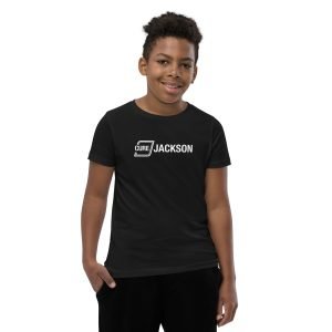 Cure Jackson | Unisex T-Shirt (Youth) - White Lettering